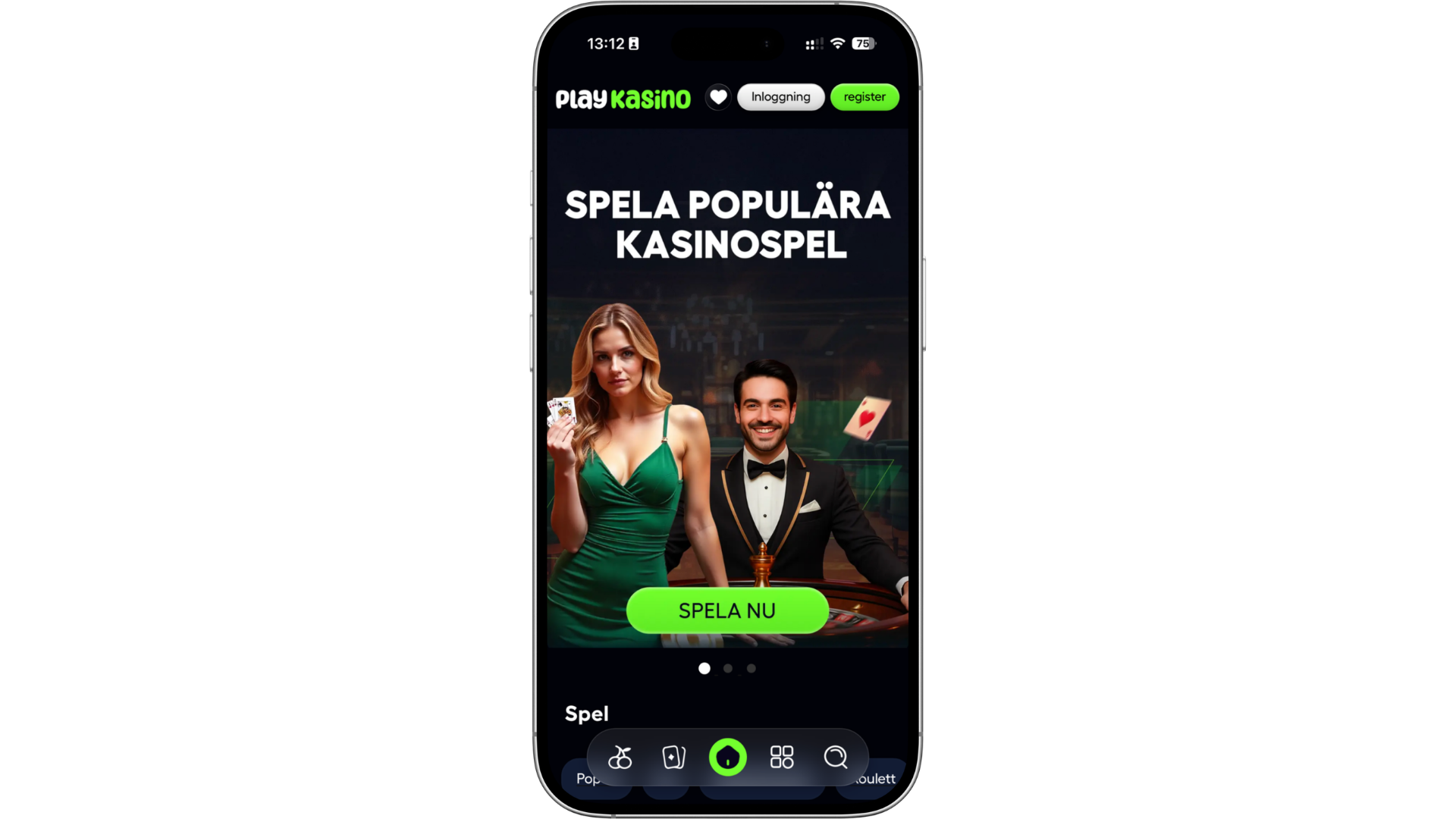 PlayKasino mobilversion – spela casinospel hos Play Kasino online casino i mobilen