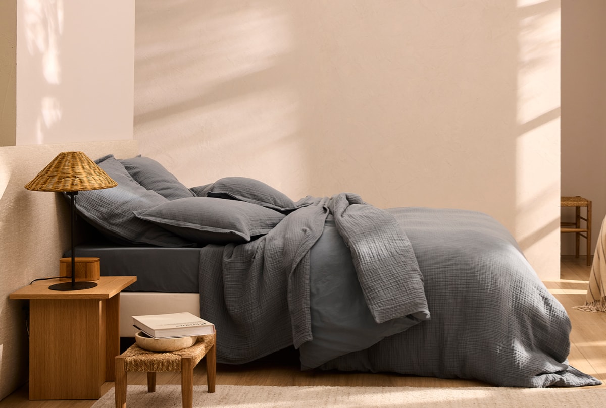 housse de couette gaze de coton