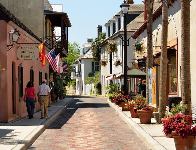 aviles street, oldest street usa, historic