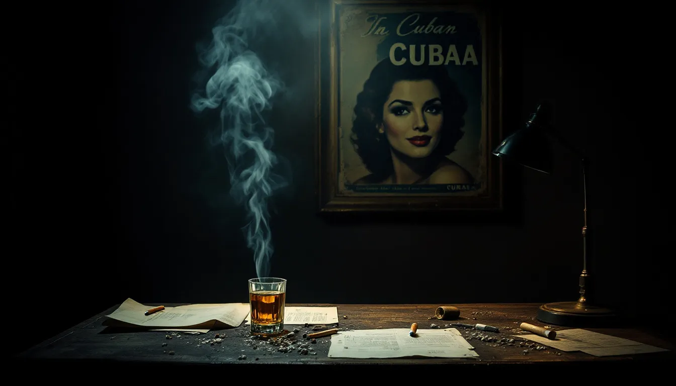 The image depicts a group of government officials, including intelligence officers, discussing the mysterious symptoms associated with Havana Syndrome, a term used to describe anomalous health incidents affecting federal employees and intelligence community members. They are gathered around a table with documents and reports, emphasizing the ongoing investigation into the potential causes, including the possibility of directed energy weapons and foreign adversary involvement.