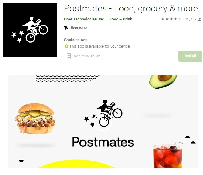 10.) Postmates