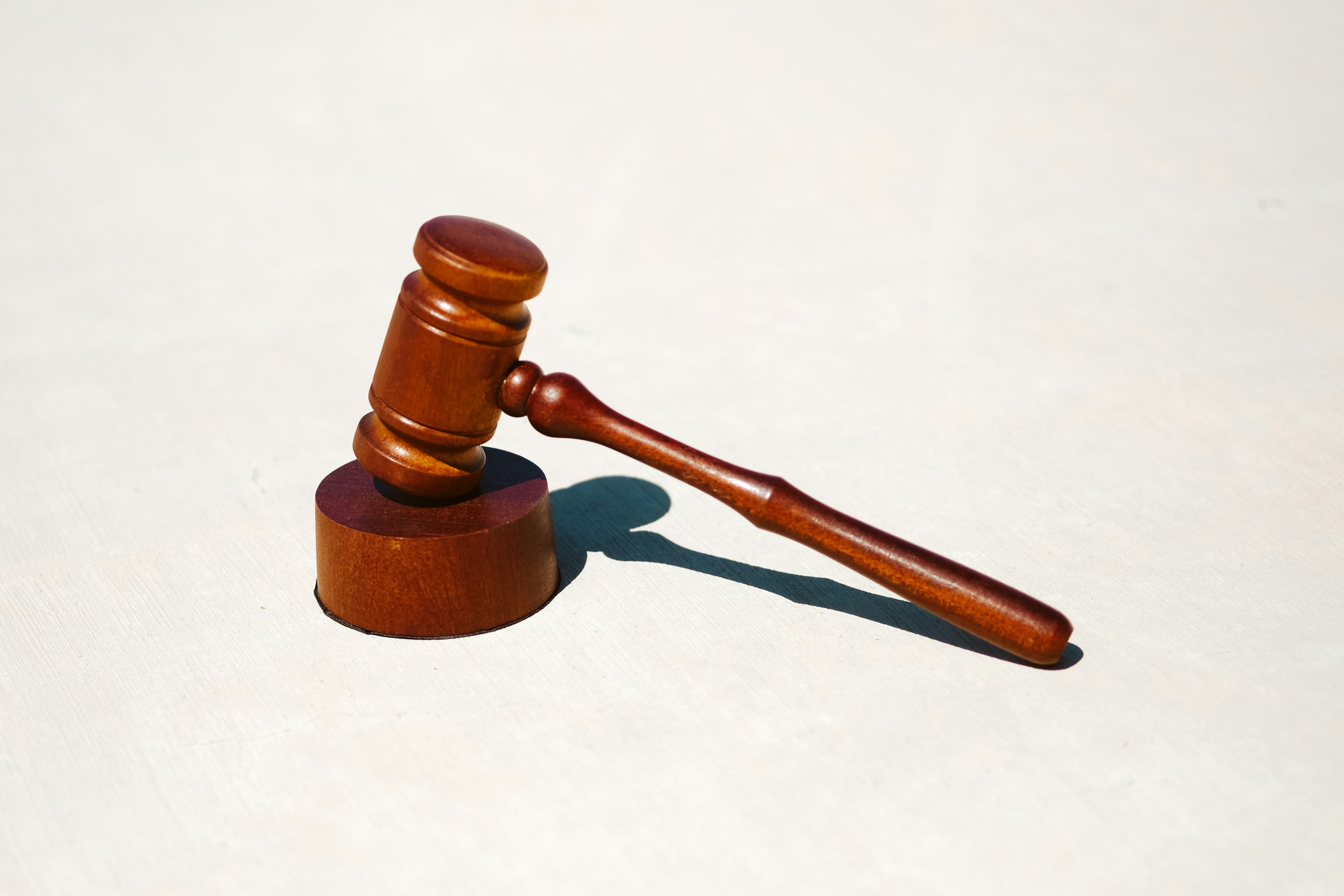 Gavel from law office that works with real estate professionals and investors. 