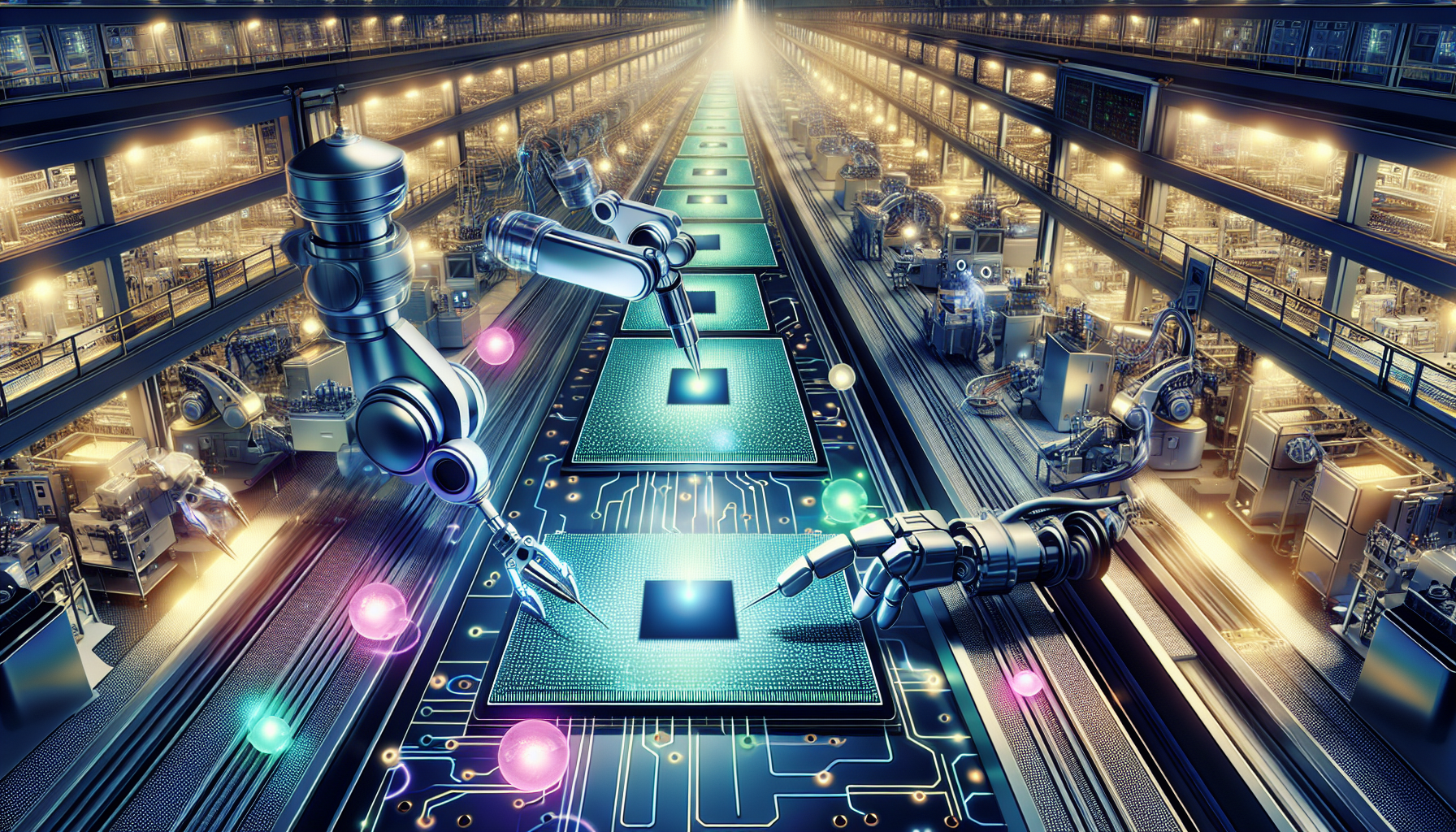 Illustration of advanced semiconductor fabrication technologies