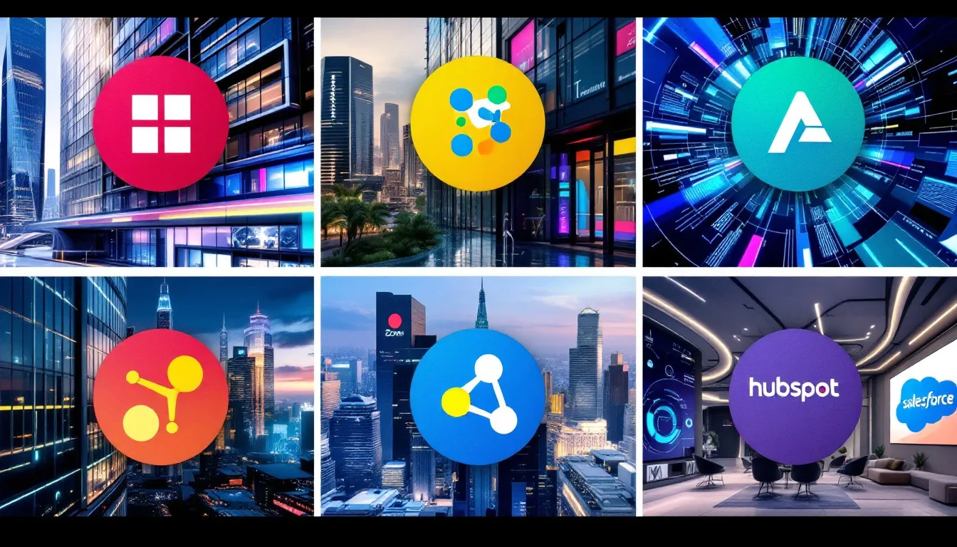 Exemples d'applications SaaS avec des logos d'applications populaires.
