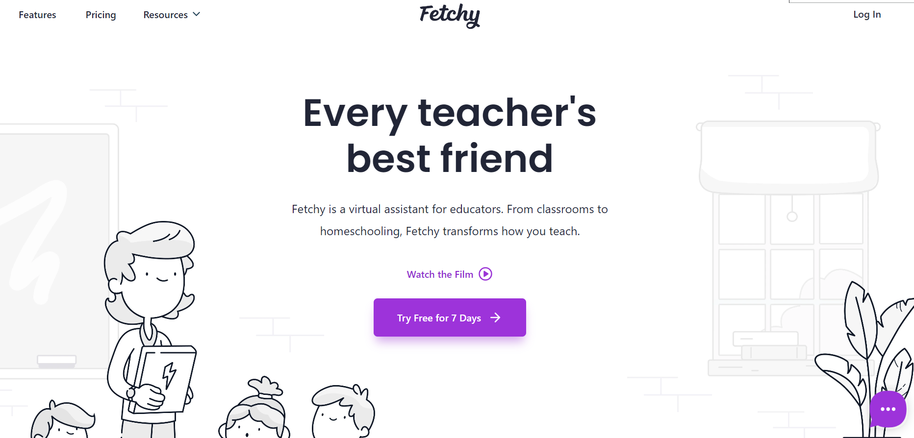 Fetchy, an example of an AI tool that helps educators.