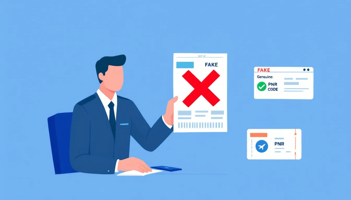 Risks of fake dummy tickets for visa applications