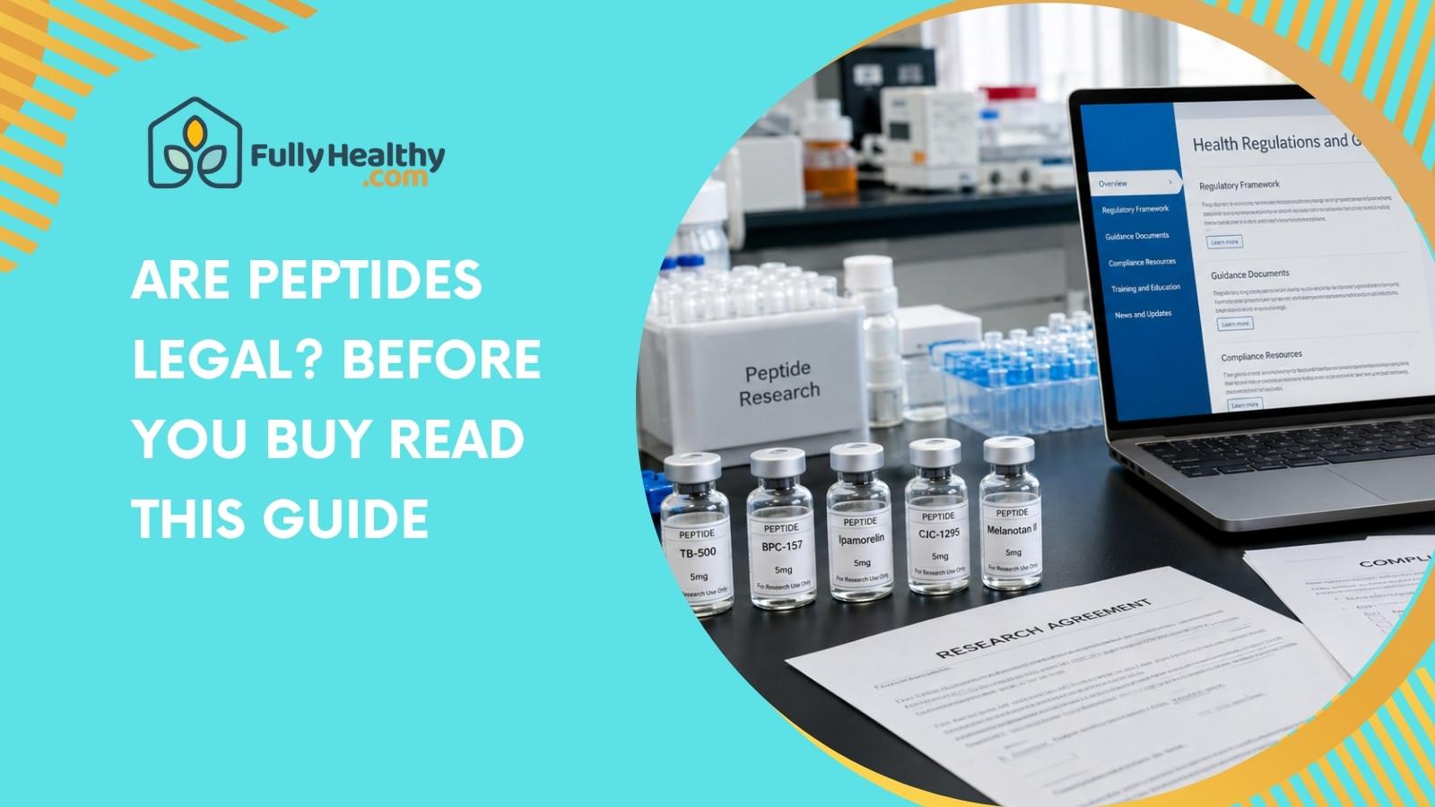 Are Peptides Legal? Before You Buy Read This Guide