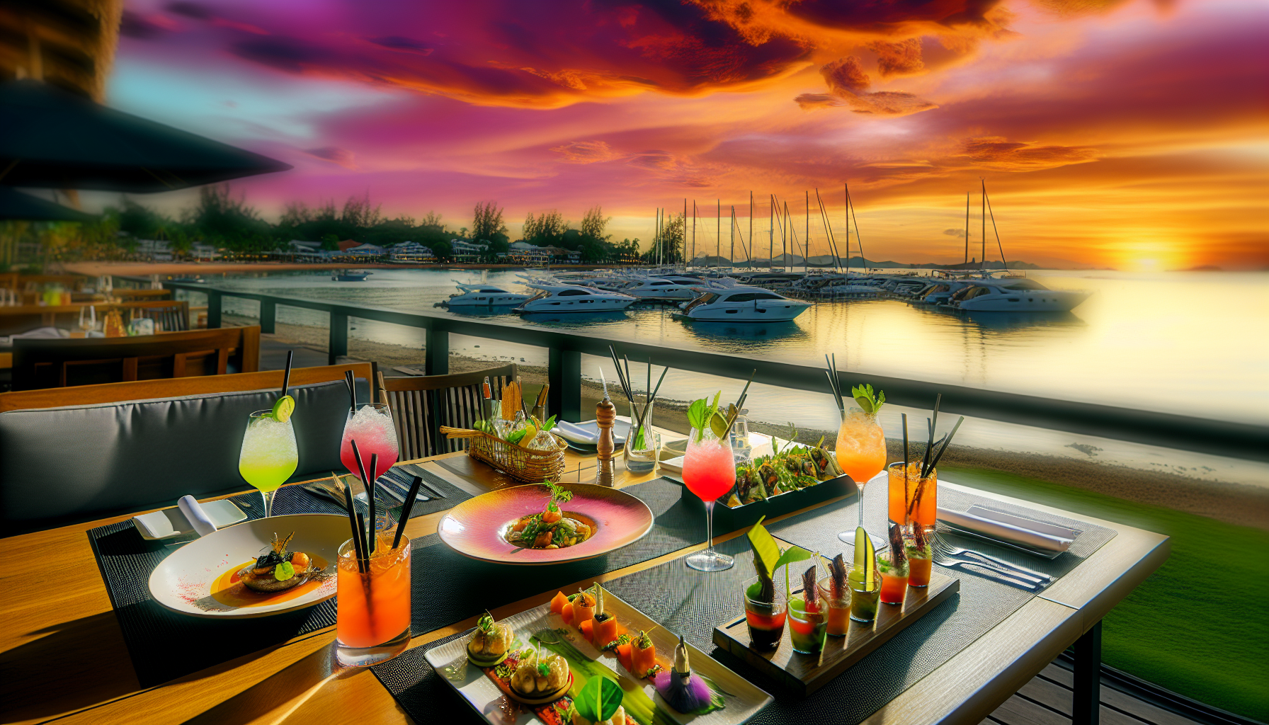 Waterfront dining at Viva Brazil Signature