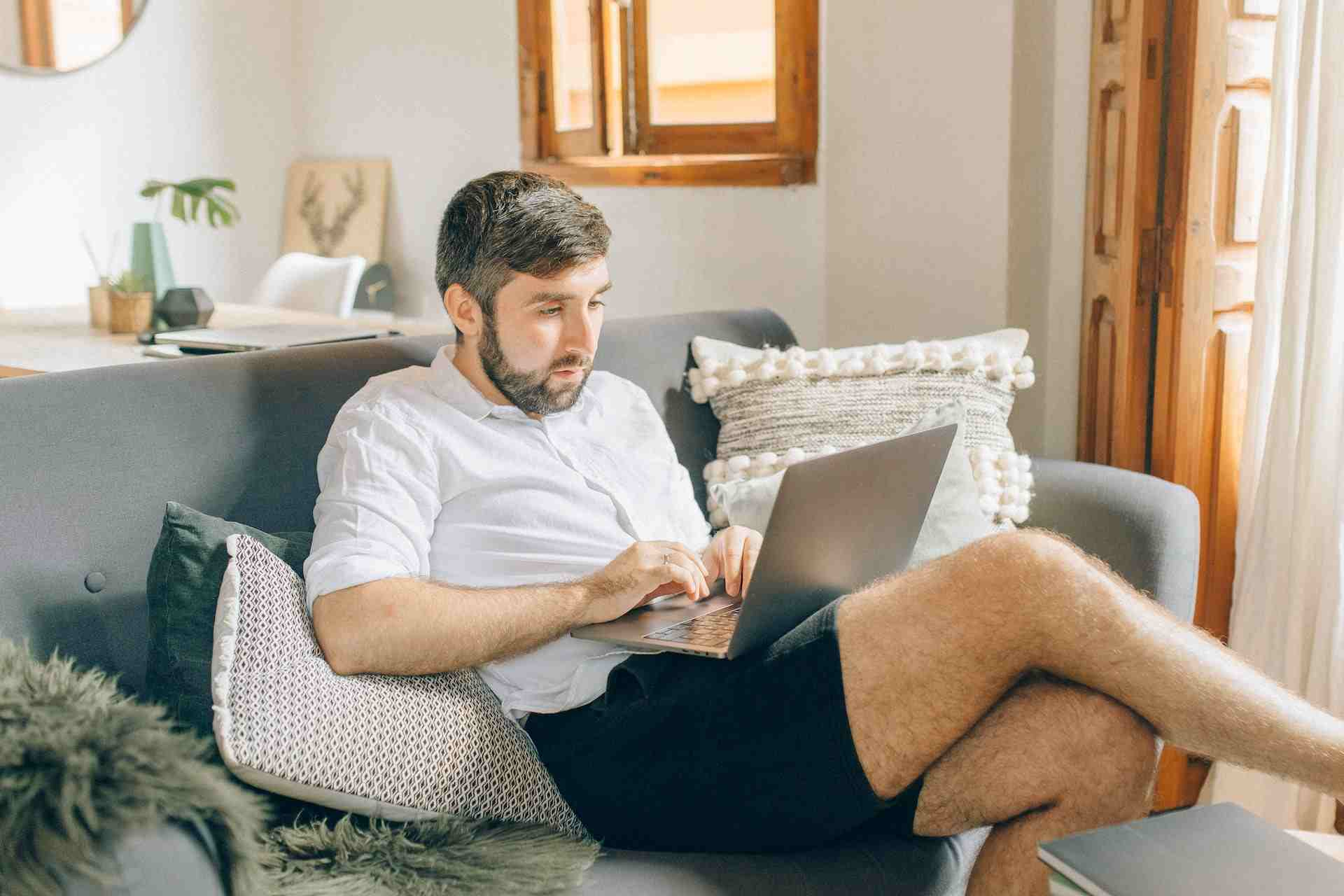 Employee working remotely 