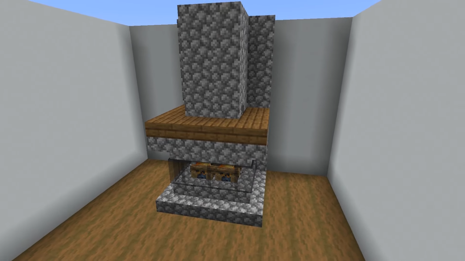 Minecraft Mini Fireplace
