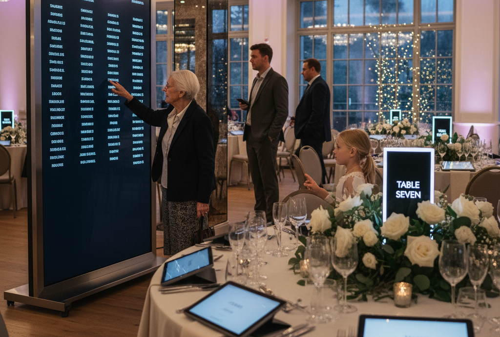 What Signage Do I Need for My Wedding? 3 wedding seating plans & table numbers