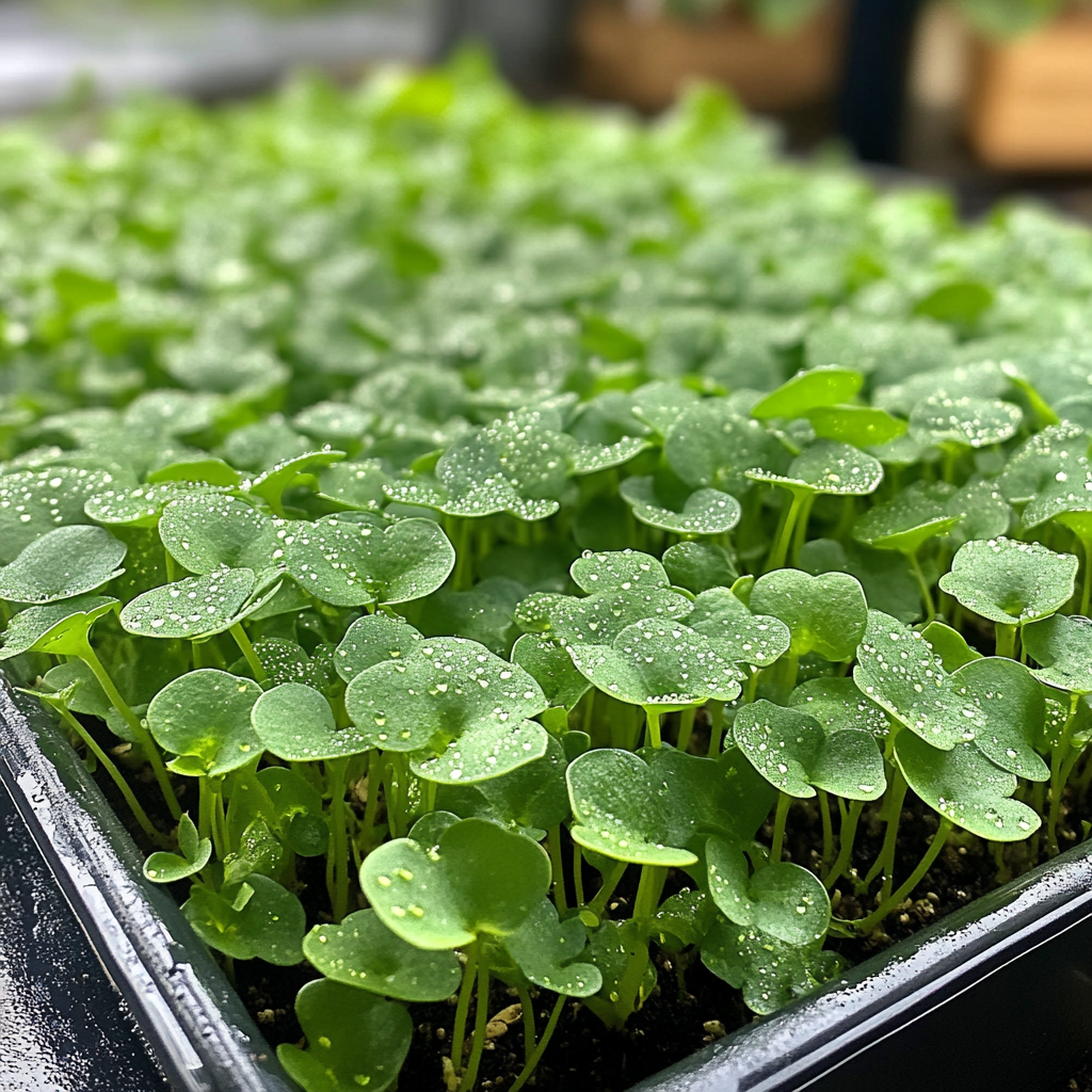 chia microgreens