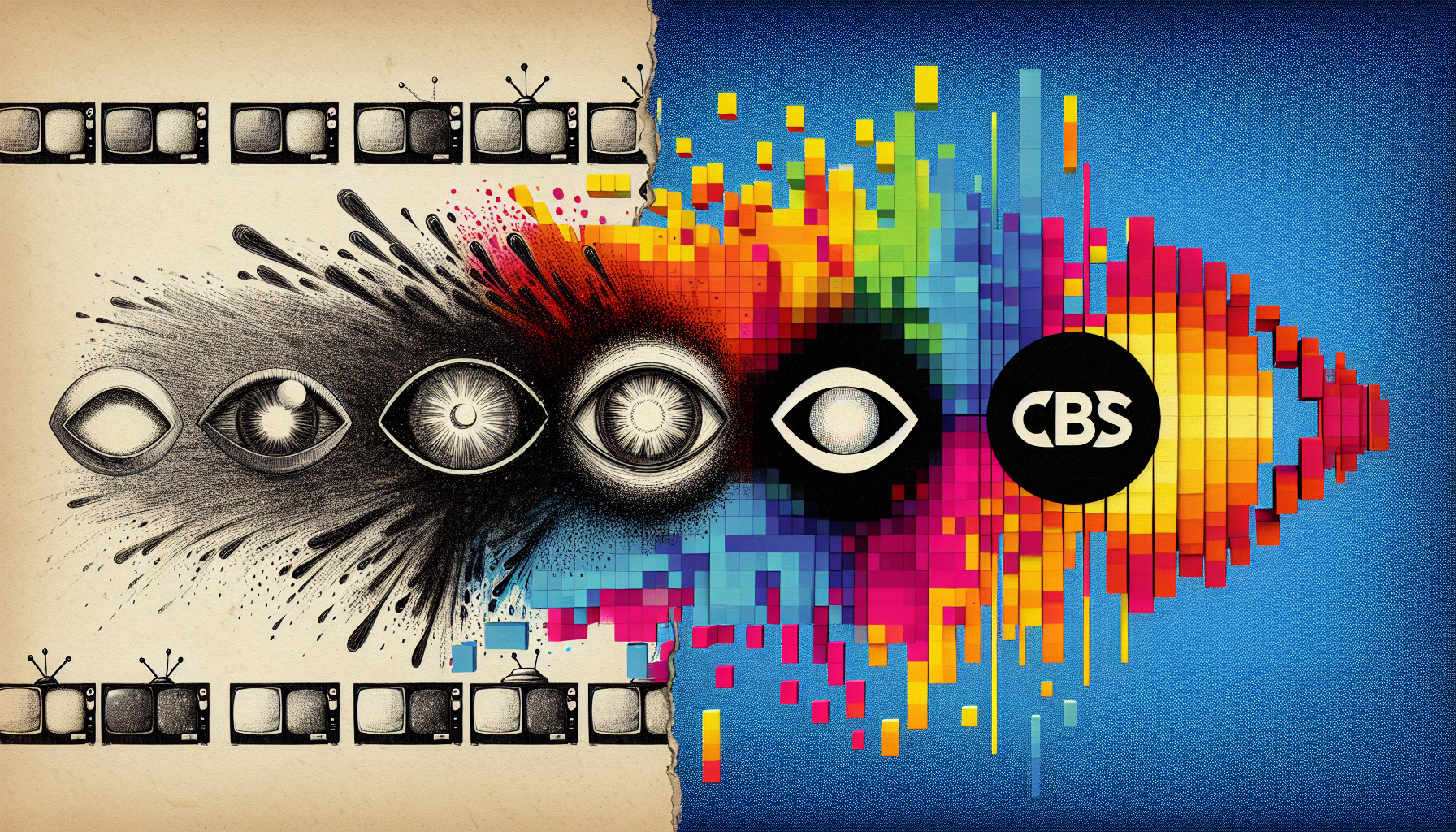 Evolution of the CBS Eye logo