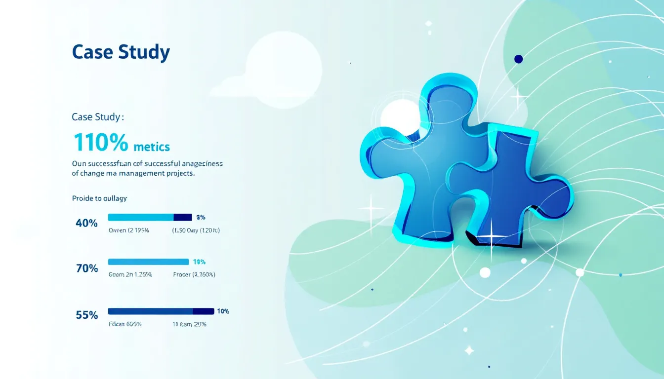 A case study presentation on successful change management projects.