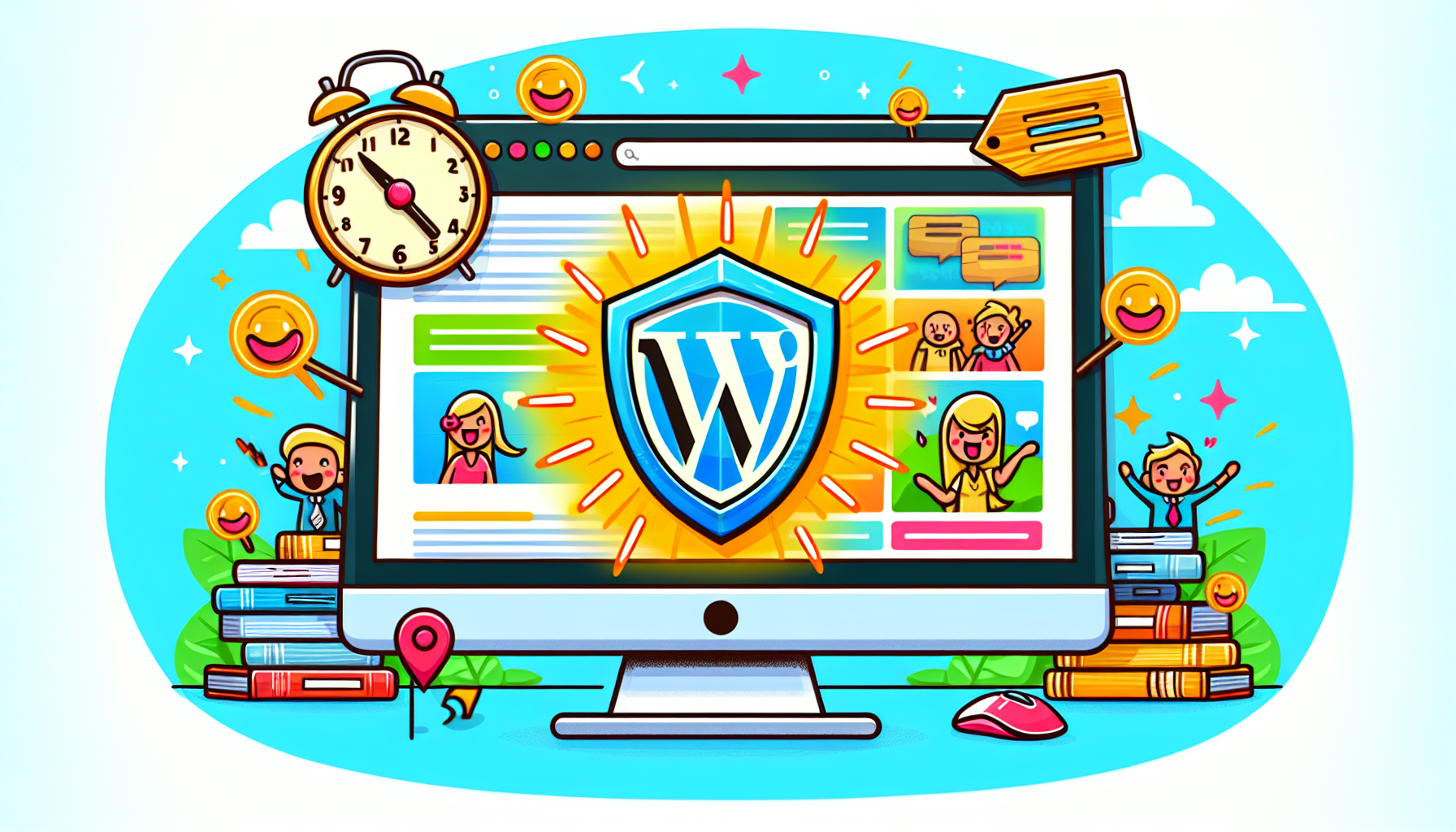 An illustration showing how regular WordPress support can prevent downtime and enhance user experience.