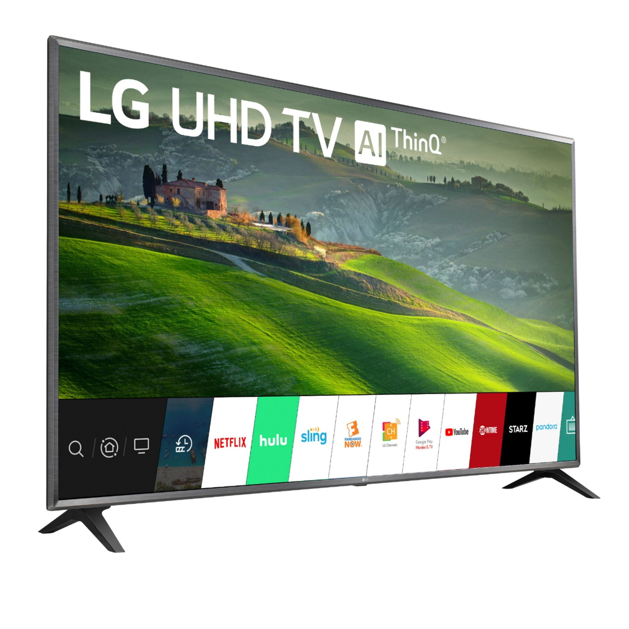High quality picture of 75-inch TV 
