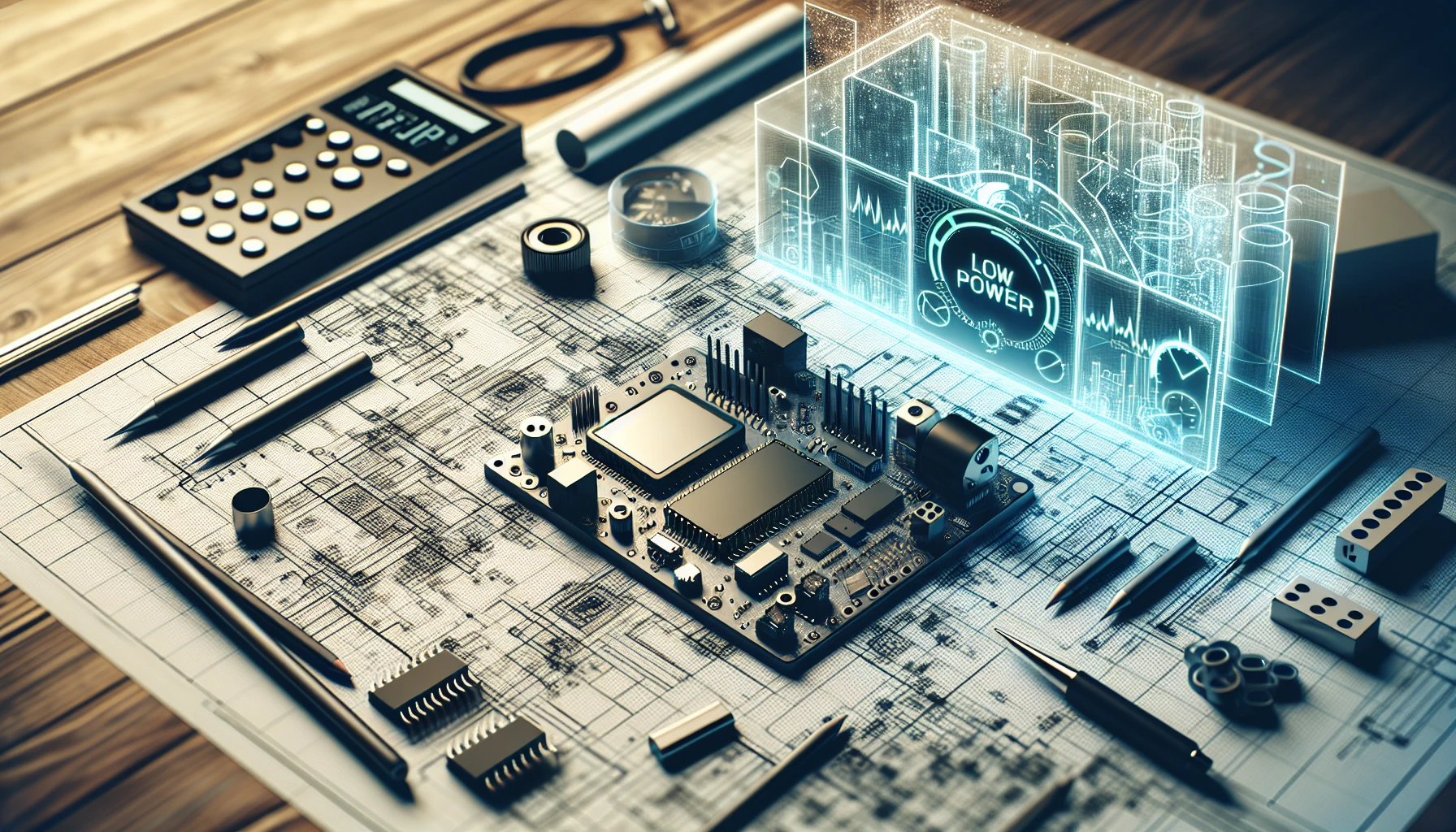 Illustration of tools and resources for developing low power projects