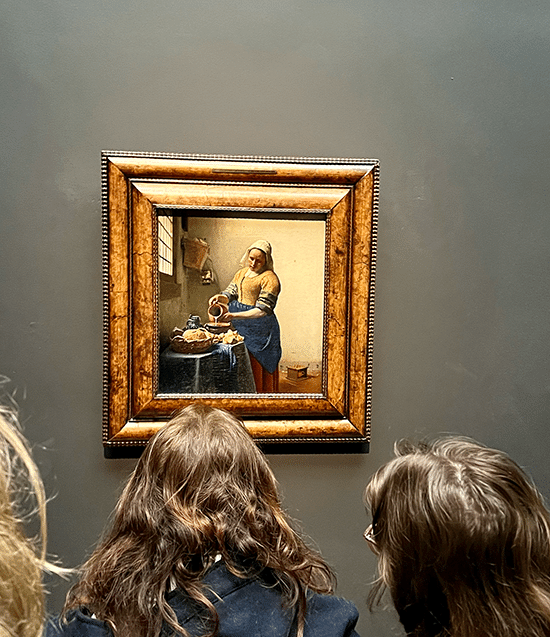 Vermeer's famous piece. Important part of amsterdam itinerary