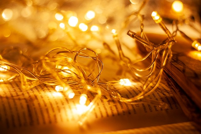 String lights can easily be taken down, with minimal impact on your rental 