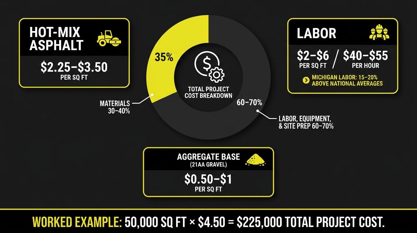 Breakdown of Commercial Asphalt Cost