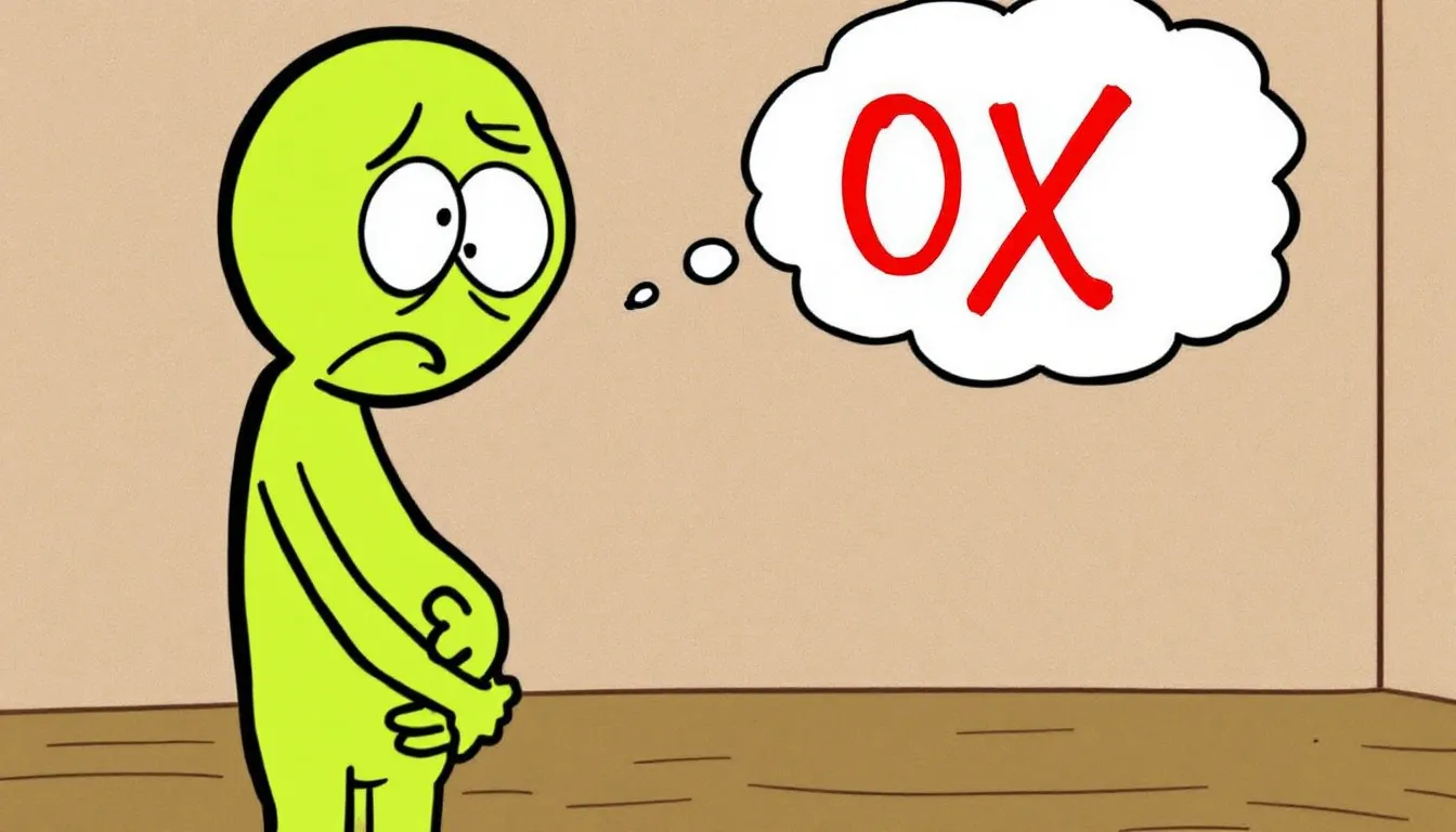 A person looking uncomfortable, holding their stomach after taking vitamins on an empty stomach.