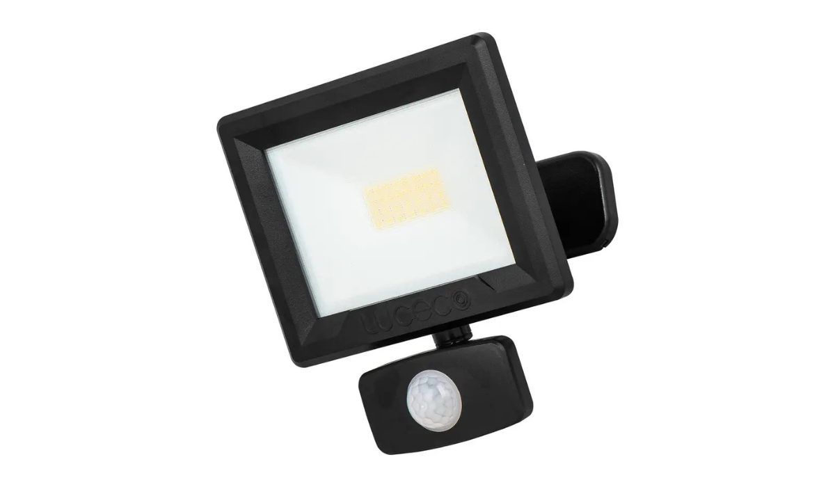 Exterior solar flood lights - security flood light with PIR sensor 