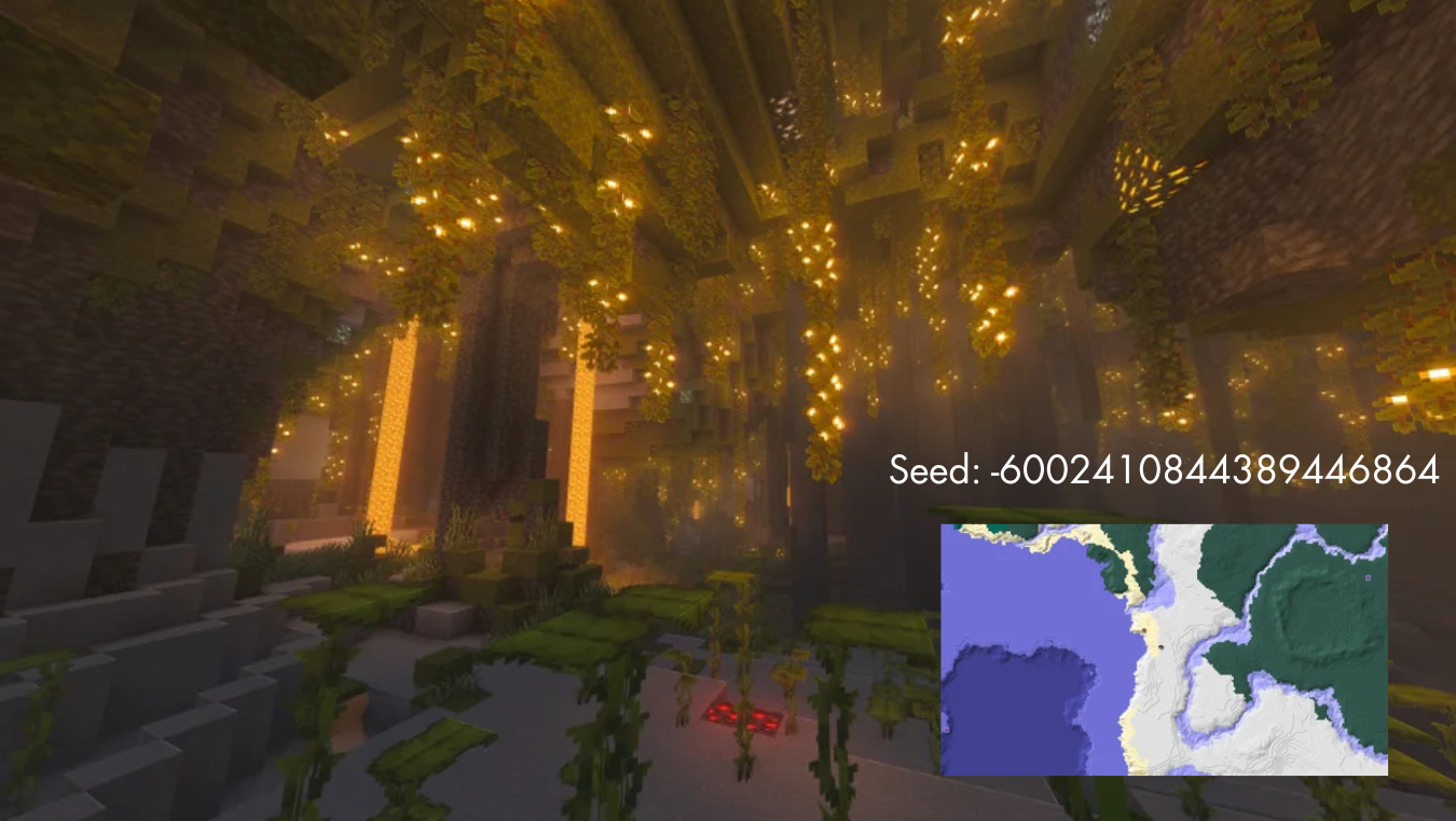 Minecraft Seed -6002410844389446864