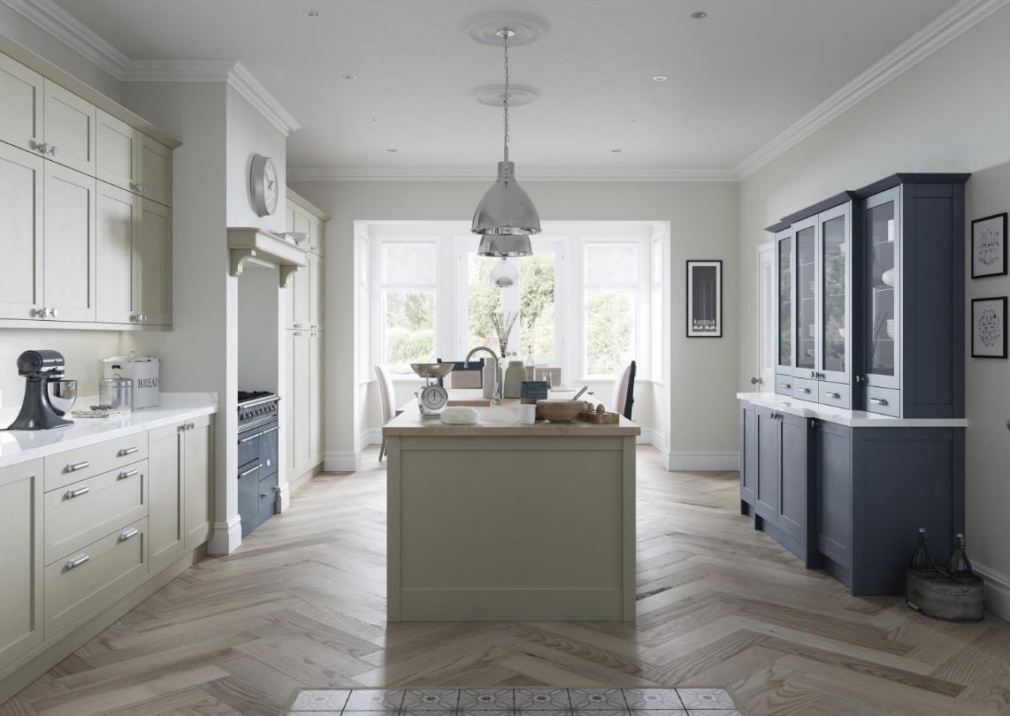 Beige in a modern kitchen