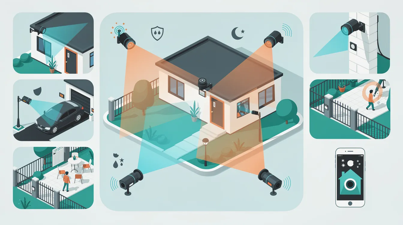 Enhancing camera effectiveness through proper placement and additional features.