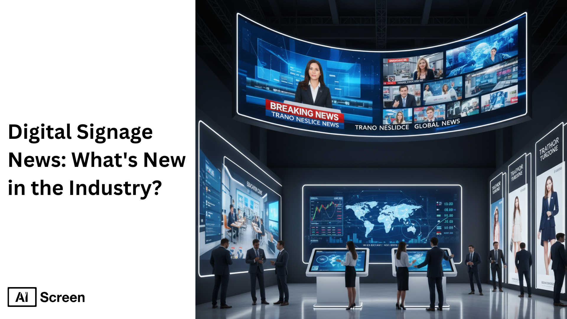 latest news and trends in the digital signage industry
