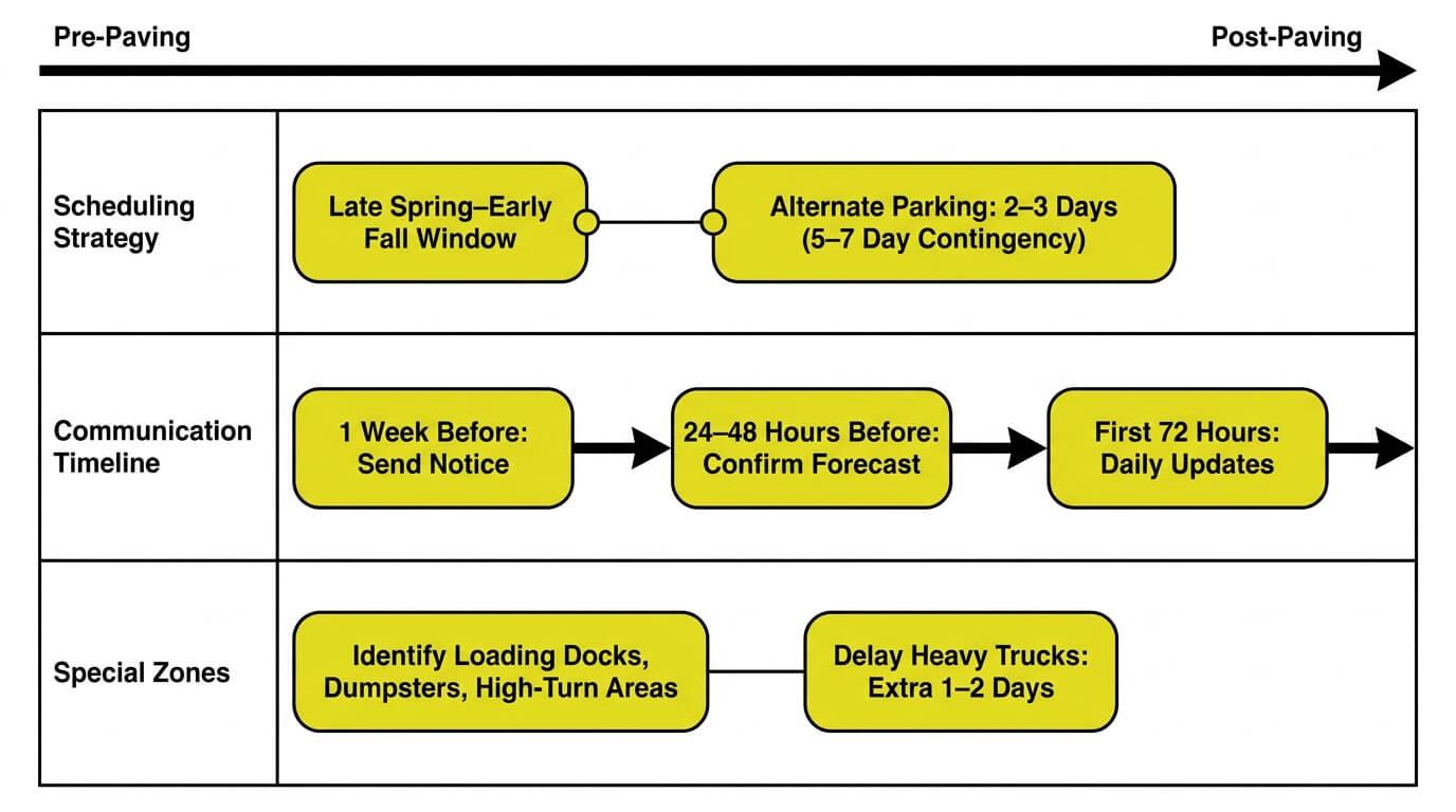 Turning Asphalt Drying Times Into a Practical Schedule