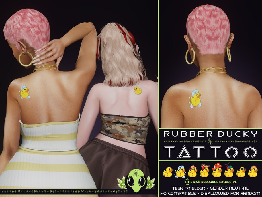 Rubber Ducky Tattoo