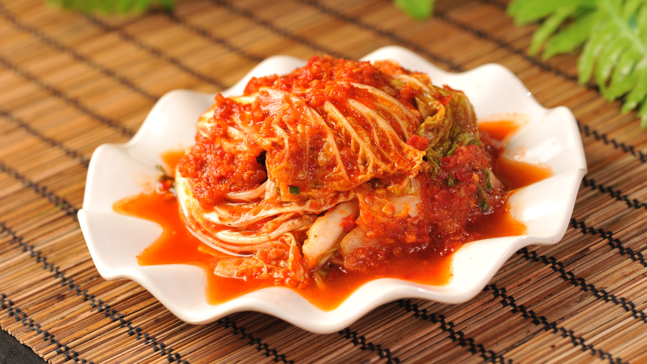 Kimchi that affects vaginal ph