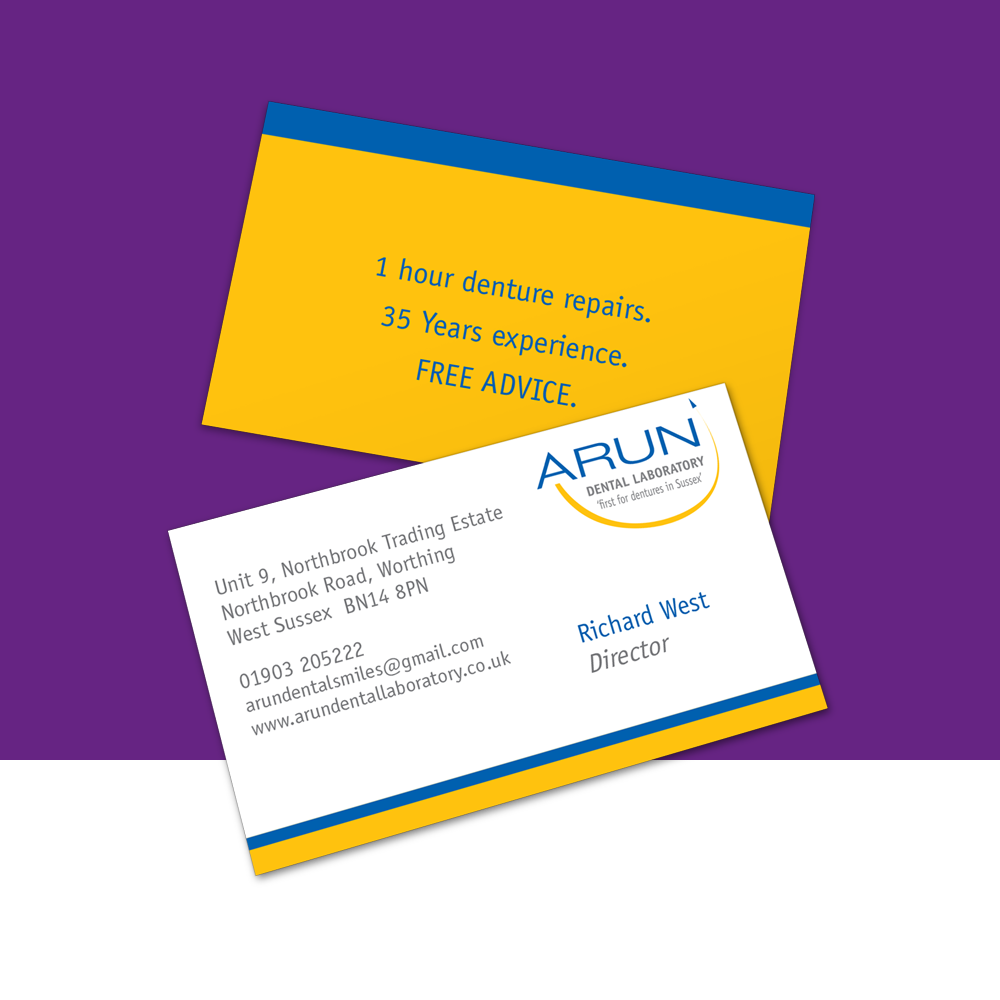 Same day business cards printing service.