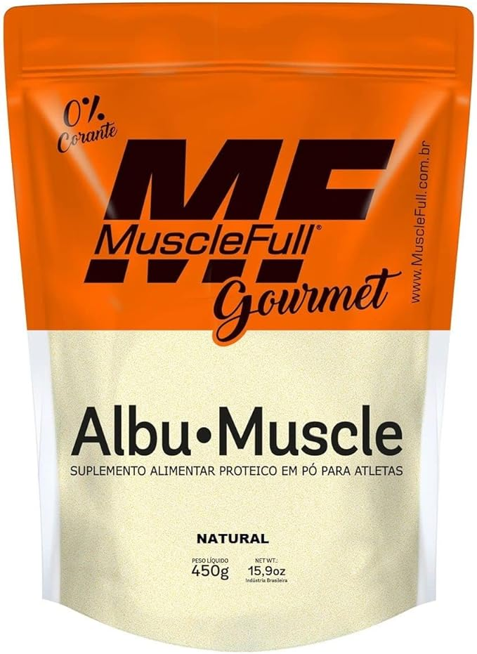 Albumina da MuscleFull. Fonte da imagem: site oficial da marca.