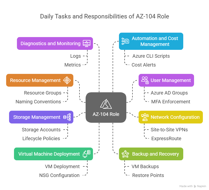 AZ-104 certification roles