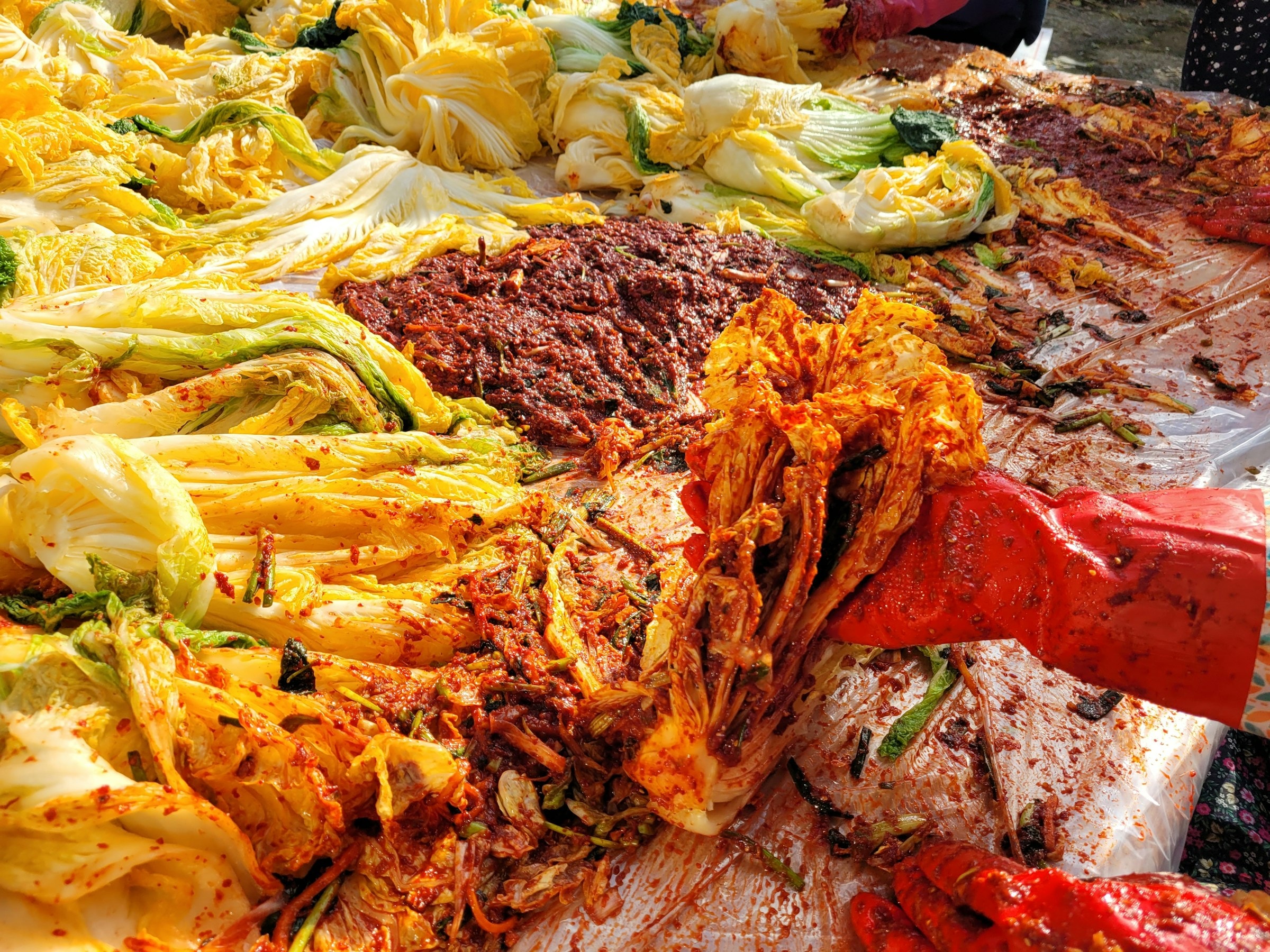 preparing ingredients