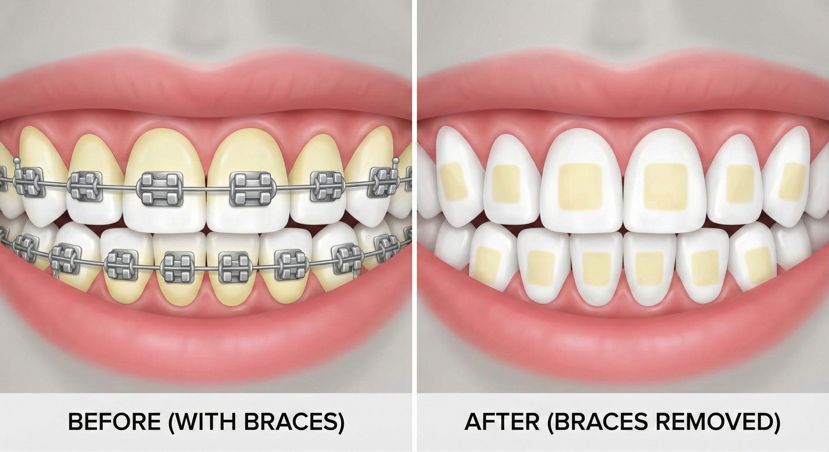 Can You Whiten Teeth Safely With Traditional Braces?