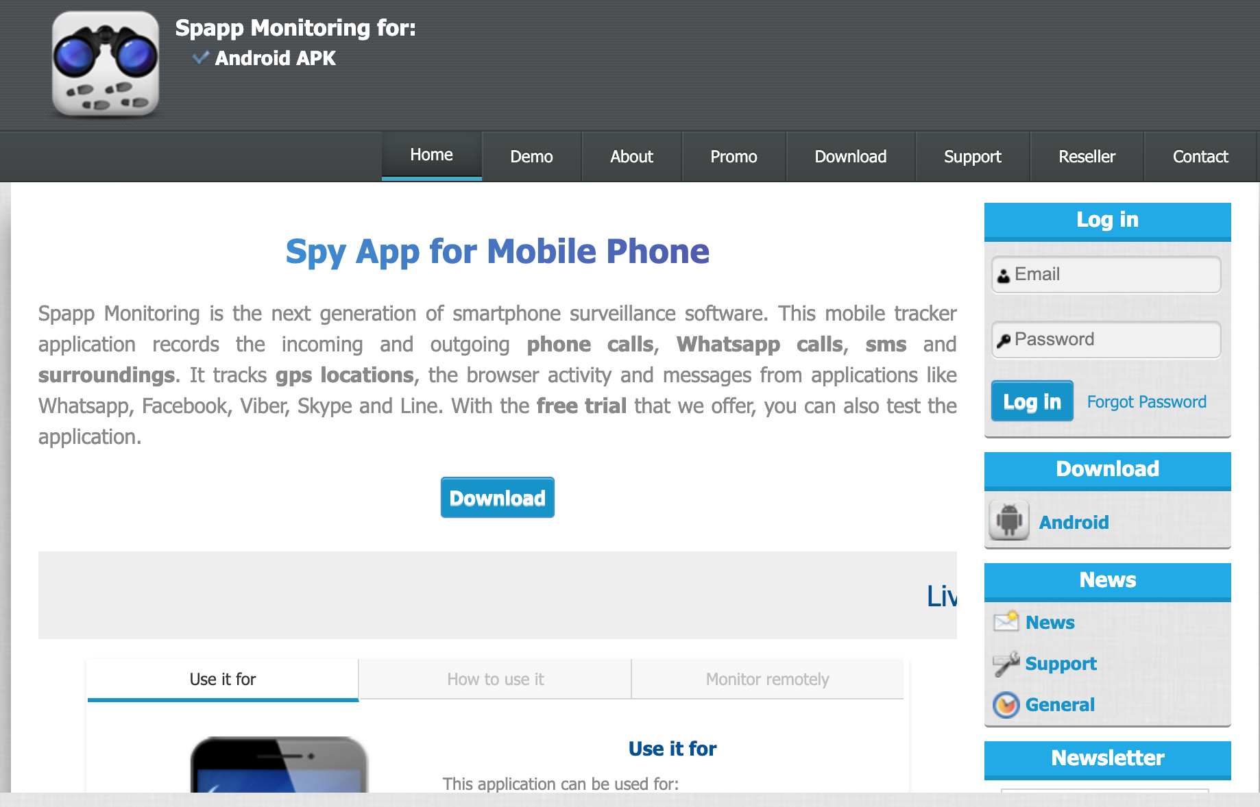Spapp Monitoring is one of the fastest syncing spying apps in the market.
