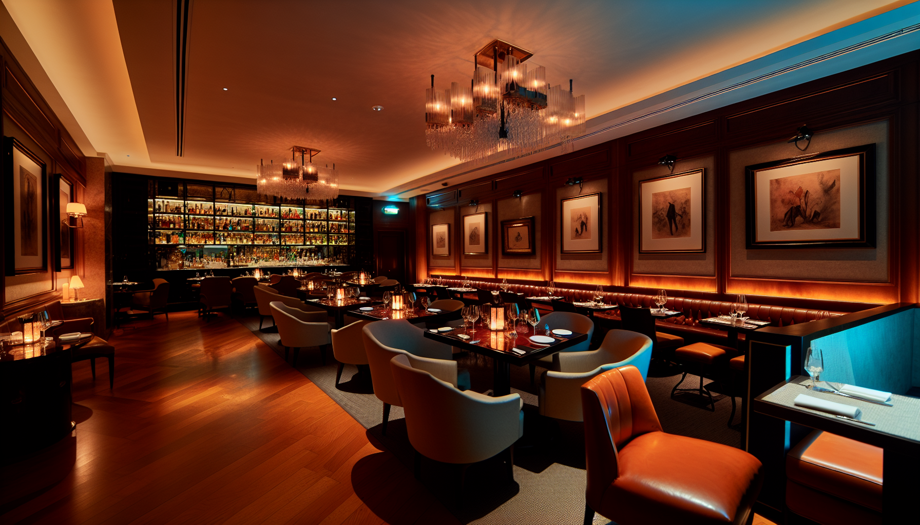 Upscale ambiance at Morton's The Steakhouse