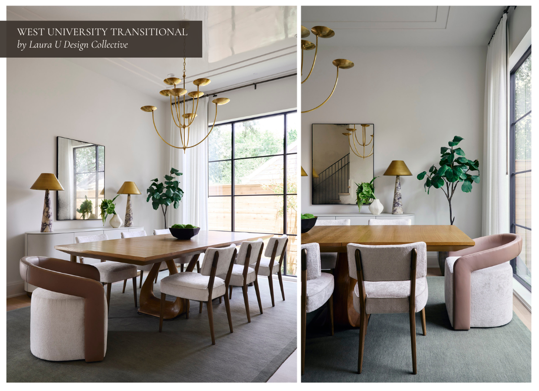 West University Transitional Project from Laura U Design Collective dining