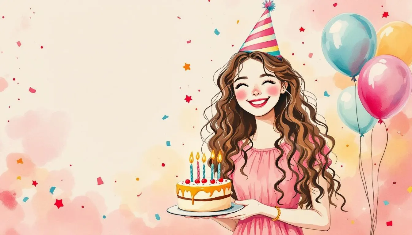 A colorful sister birthday card features cheerful designs with balloons and flowers, accompanied by heartfelt wishes for a very happy birthday. This perfect birthday card celebrates the special day of a sister, making it ideal for expressing love and joy.