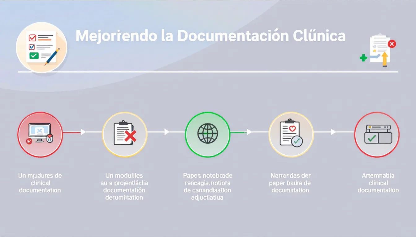 Herramientas tecnológicas para mejorar la documentación clínica y cómo manejar la documentación clínica de manera eficiente.