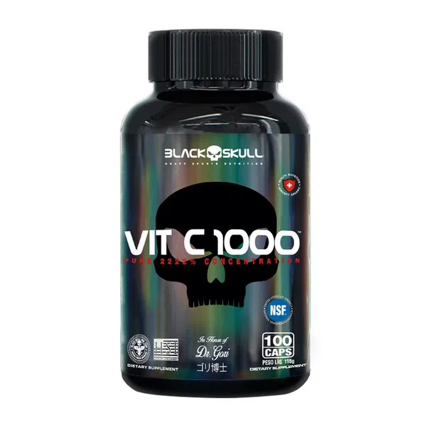 Vitamina C da Blackskull. Fonte da imagem: site oficial da marca.