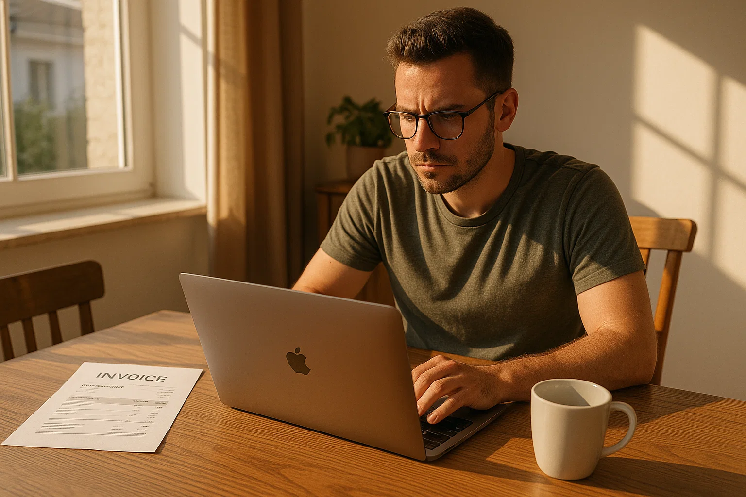 Freelancer managing LinkedIn marketing tasks typically outsourced to agencies.