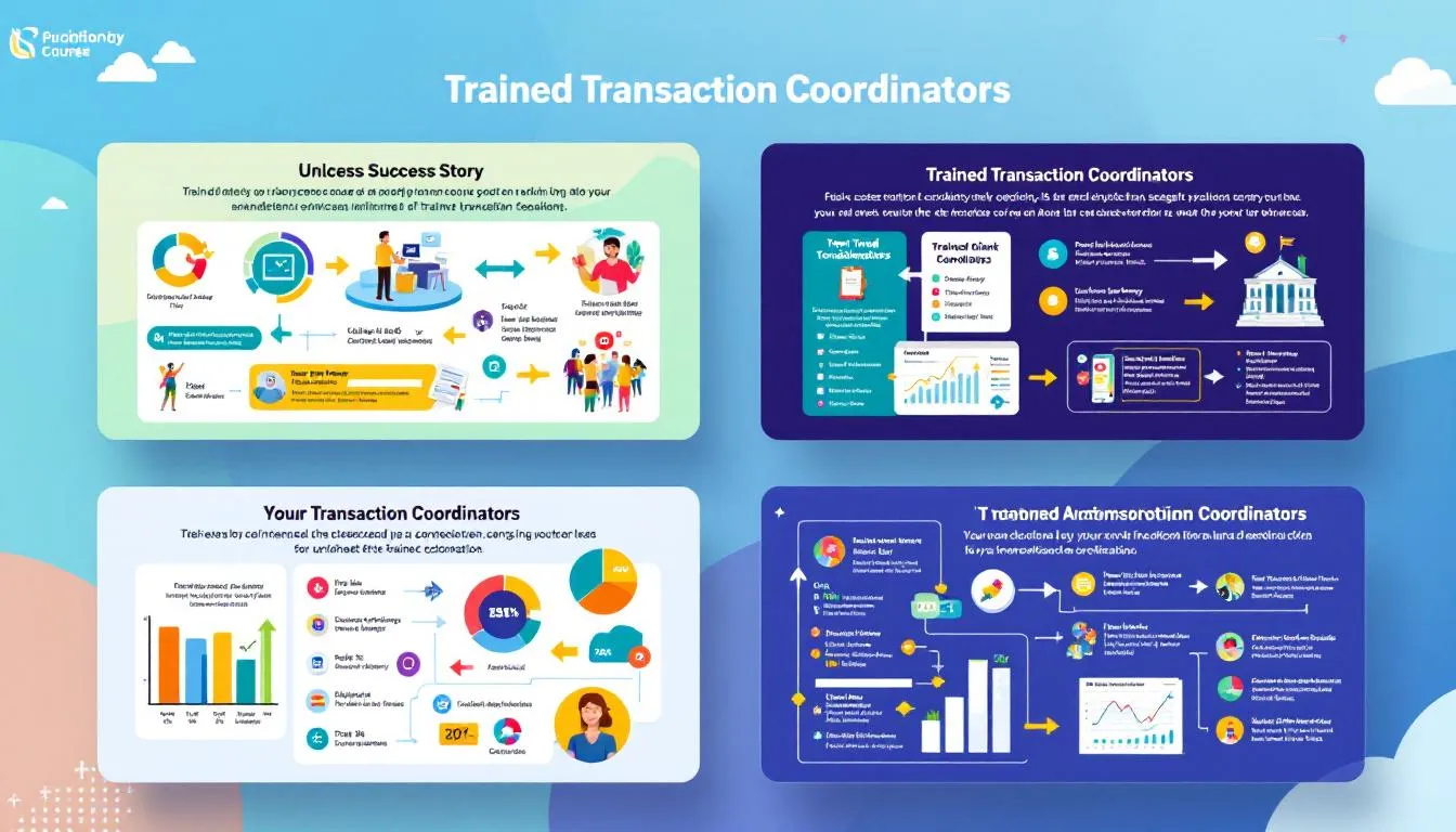 Success stories from trained transaction coordinators showcasing their achievements.