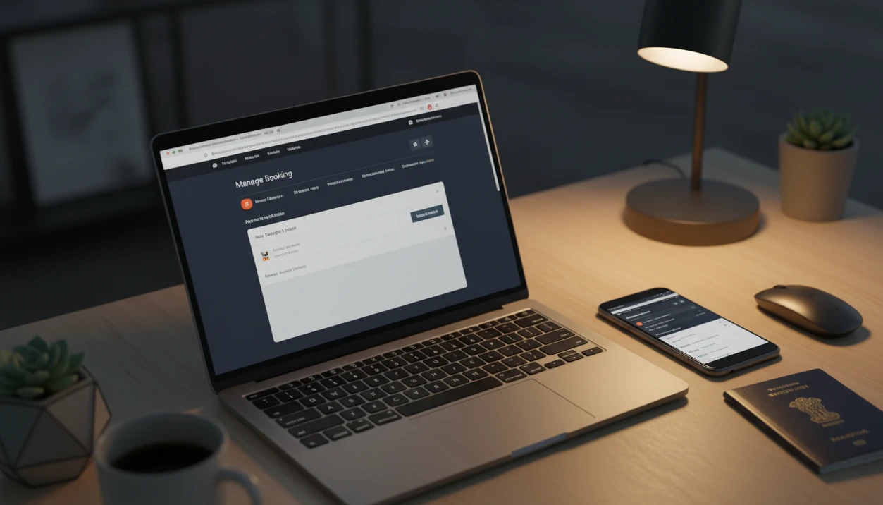 Visa officer reviewing H-1B documents at consulate counter