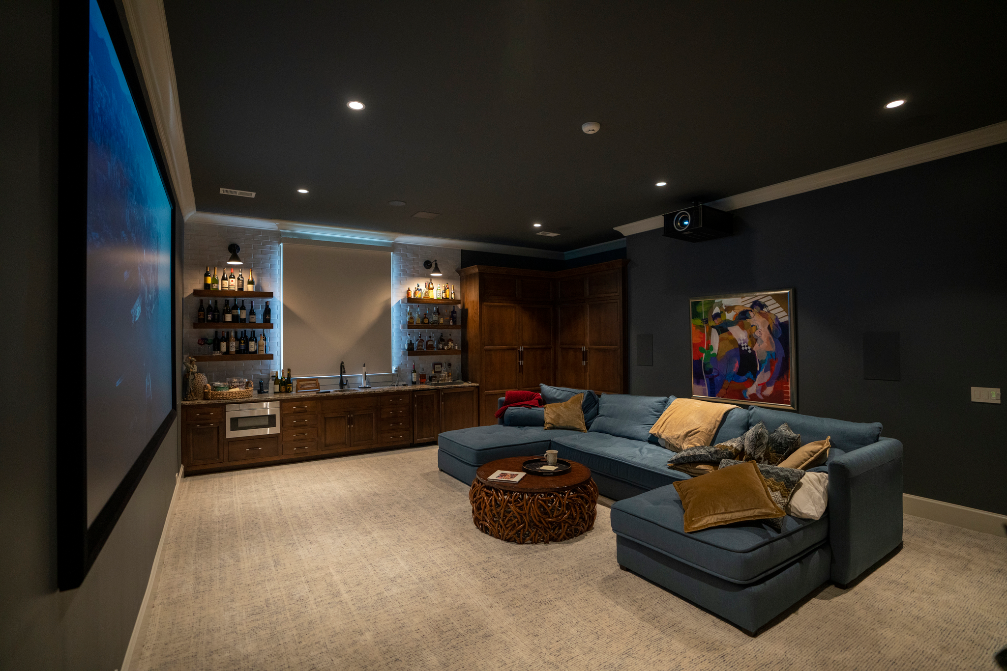 Enhancing the home theater experience with additional features