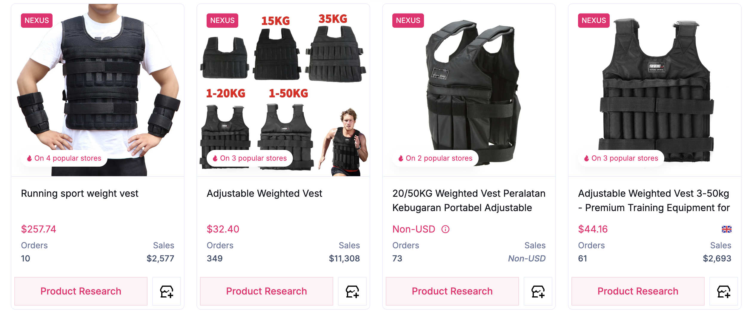 dropship fitness products - weighted vests