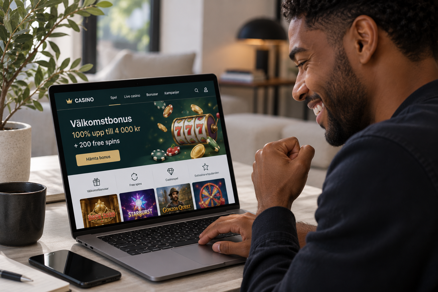 Bonusar och free spins hos säkra casinon